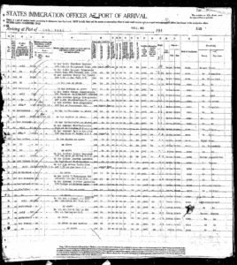 John Skapinakis Ship Manifest